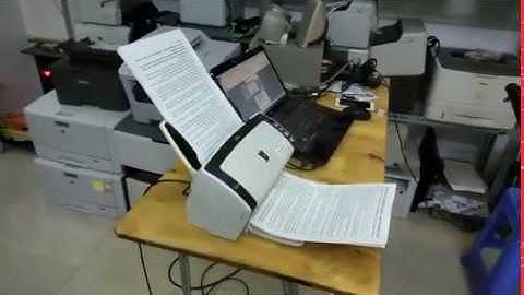 Máy scan 2 mặt tự động Fujitsu Fi 6125, tố độ nhanh máy siêu bền