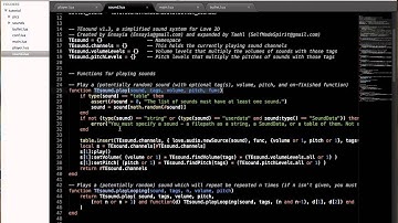 Advanced Tutorial: Sounds!