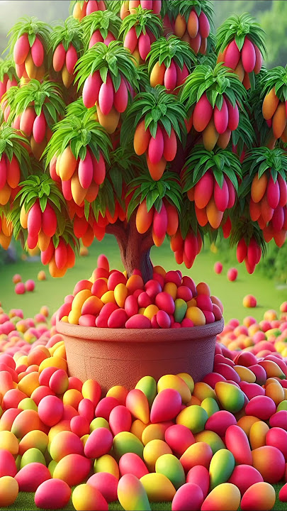 the easiest method to grow and propagate mango trees. #garden #fruits
