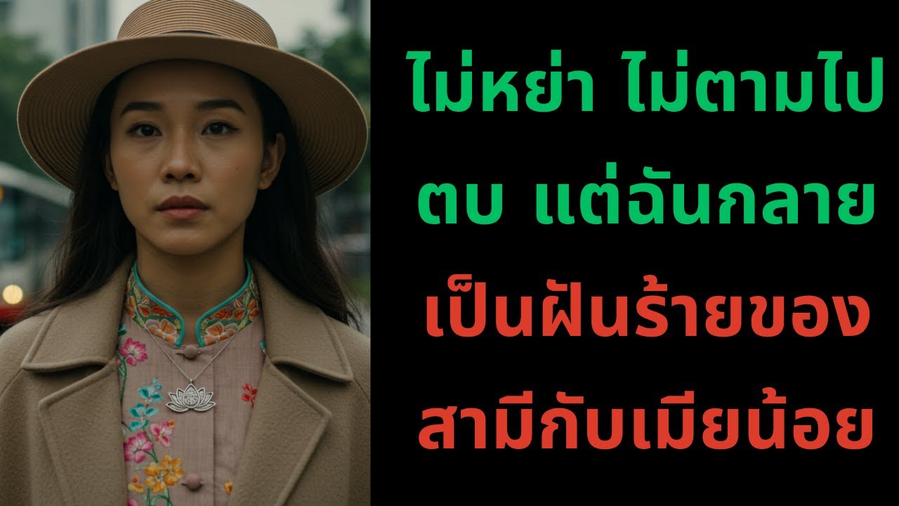 ไม่หย่า ไม่ตามไปตบ แต่ฉันกลายเป็นฝันร้ายของสามีกับเมียน้อย