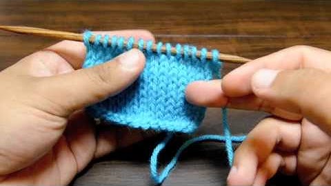 How to Knit Recognizing a Knit Stitch and Purl Stitch