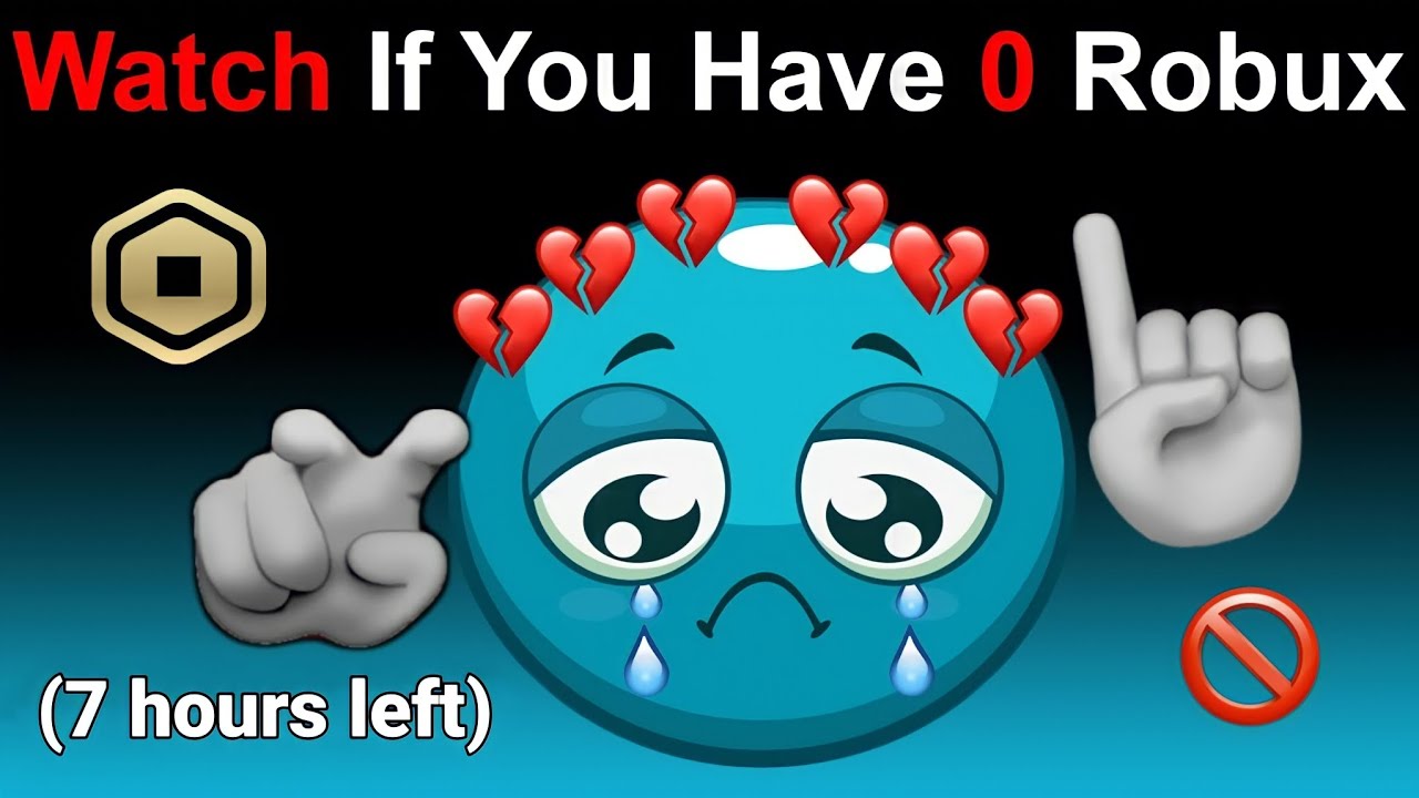 Watch This If You Have No Robux...(Hurry Up!) 😭 - YouTube