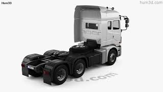 Daewoo Ultra Prima Tractor Truck 2012 3D Model By 3Dmodels