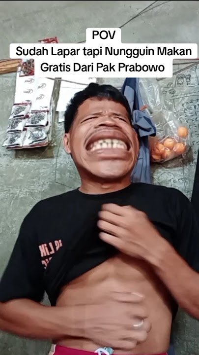 Nungguin makan gratis dari pak Prabowo #memes #povlucu  #makangratis #lucu