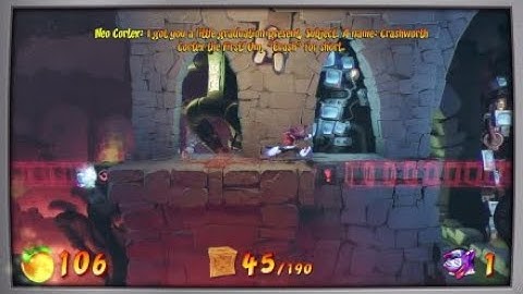 Crash Bandicoot 4: Flashback tape "Cortex Vortex pre-check" (platinum)