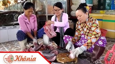 Xẻ Cá | Sản Xuất Khô Cá Lóc | Khô Nia