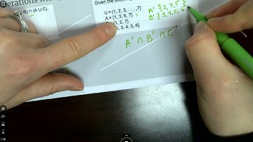 Math 1332 2.4 Set Operations and Venn Diagrams with 3 Sets