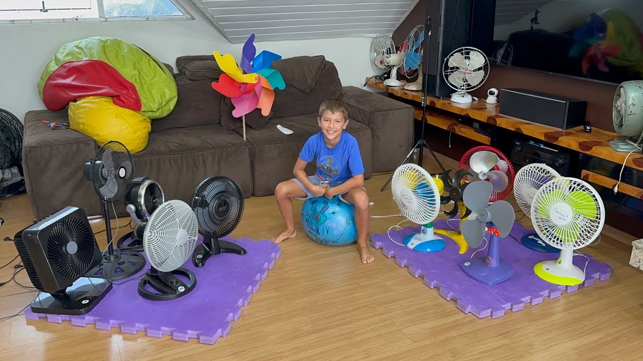 AO VIVO!!! Com todos os meus VENTILADORES 