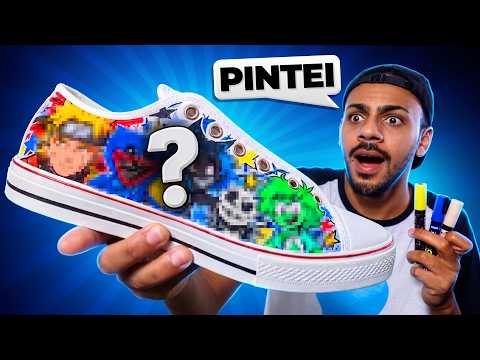 I PAINTED MY SNEAKERS 😱!!!!