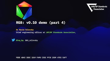 RGB v0.10 release. Part IV