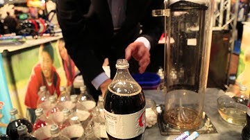 Watch the Original Diet Coke and Mentos Guy Shoot an 18-Foot Geyser Above The NYC ToyFair