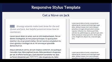 Responsive Stylus Template