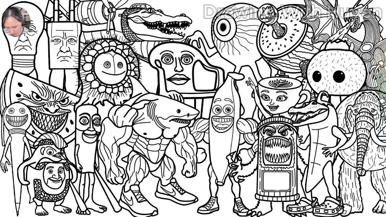 New Italian Brainrot Coloring Pages | How to Color New Top Brainrot ...