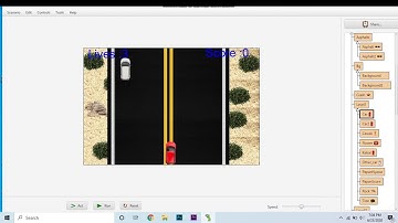 Game Greenfoot Driving car