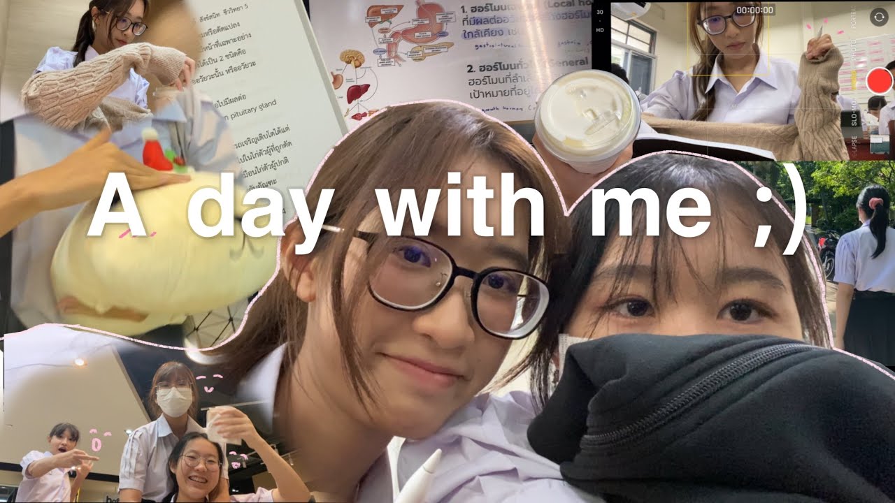 ✿ A day with me | Thailand highschool vlog // classes and studying with friends | BestofFay