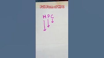 Full Form of HPC #uniqueknowledge #fullform #shorts