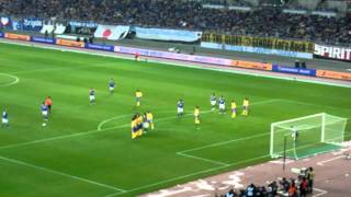 20110329 日本代表 vs Jリーグ選抜 遠藤フリーキック （長居より）