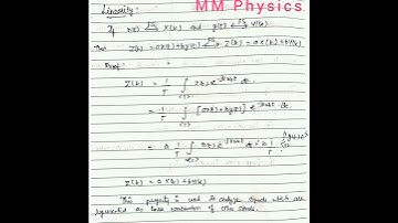Signals and Systems - Properties of Fourier series - CT  - Linearity