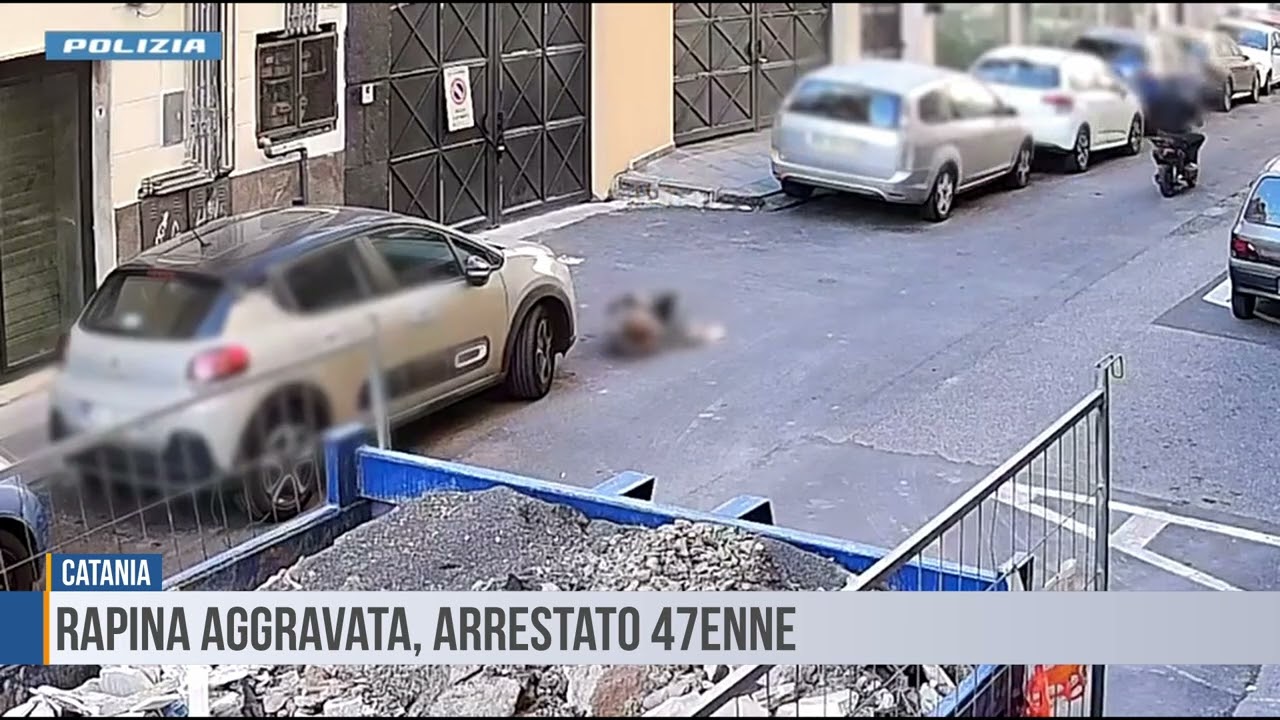 Catania: rapina aggravata, arrestato 47enne