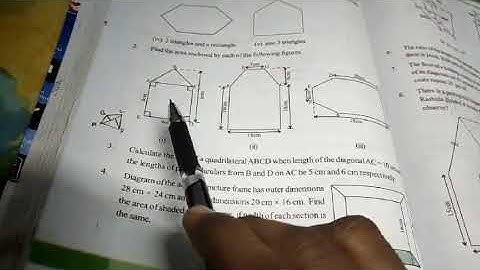 Area of plane figures Ex:9.1 from Prob 3 to 5