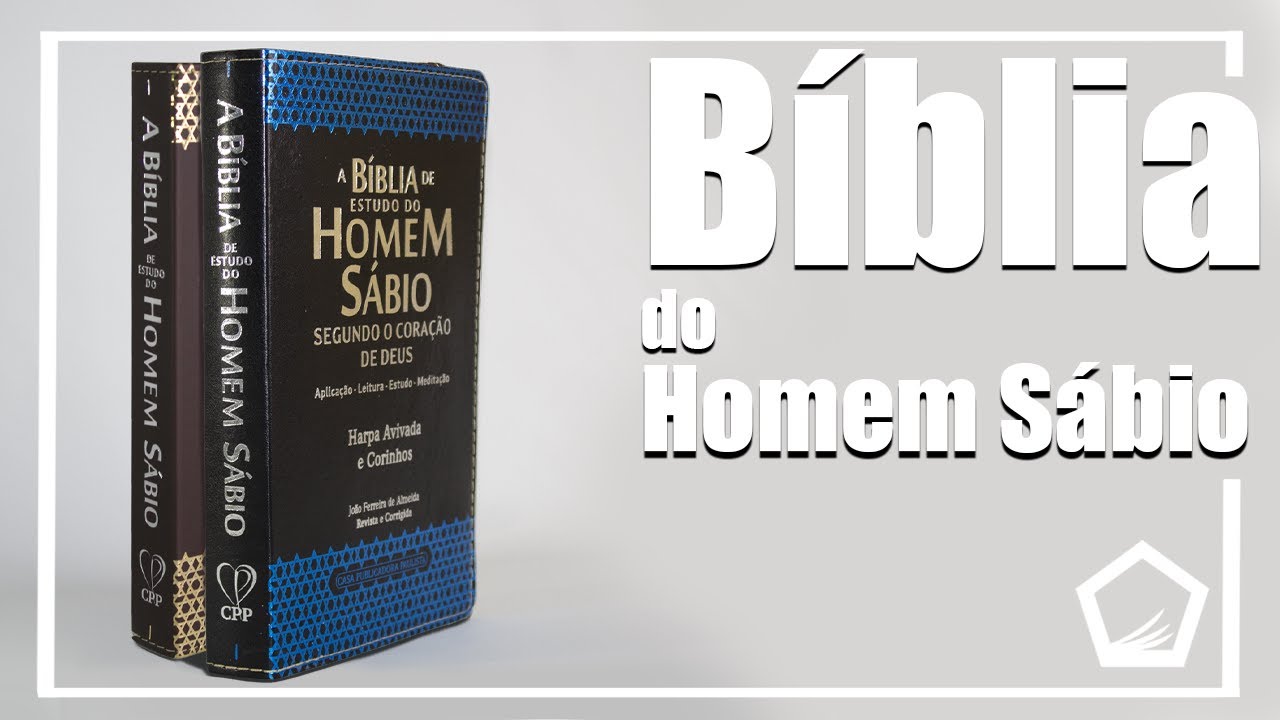 Bíblia do Homem Sábio com Harpa Cristã e Corinhos ARC YouTube Bíblia do Homem Sábio com Harpa Cristã e Corinhos ARC YouTube