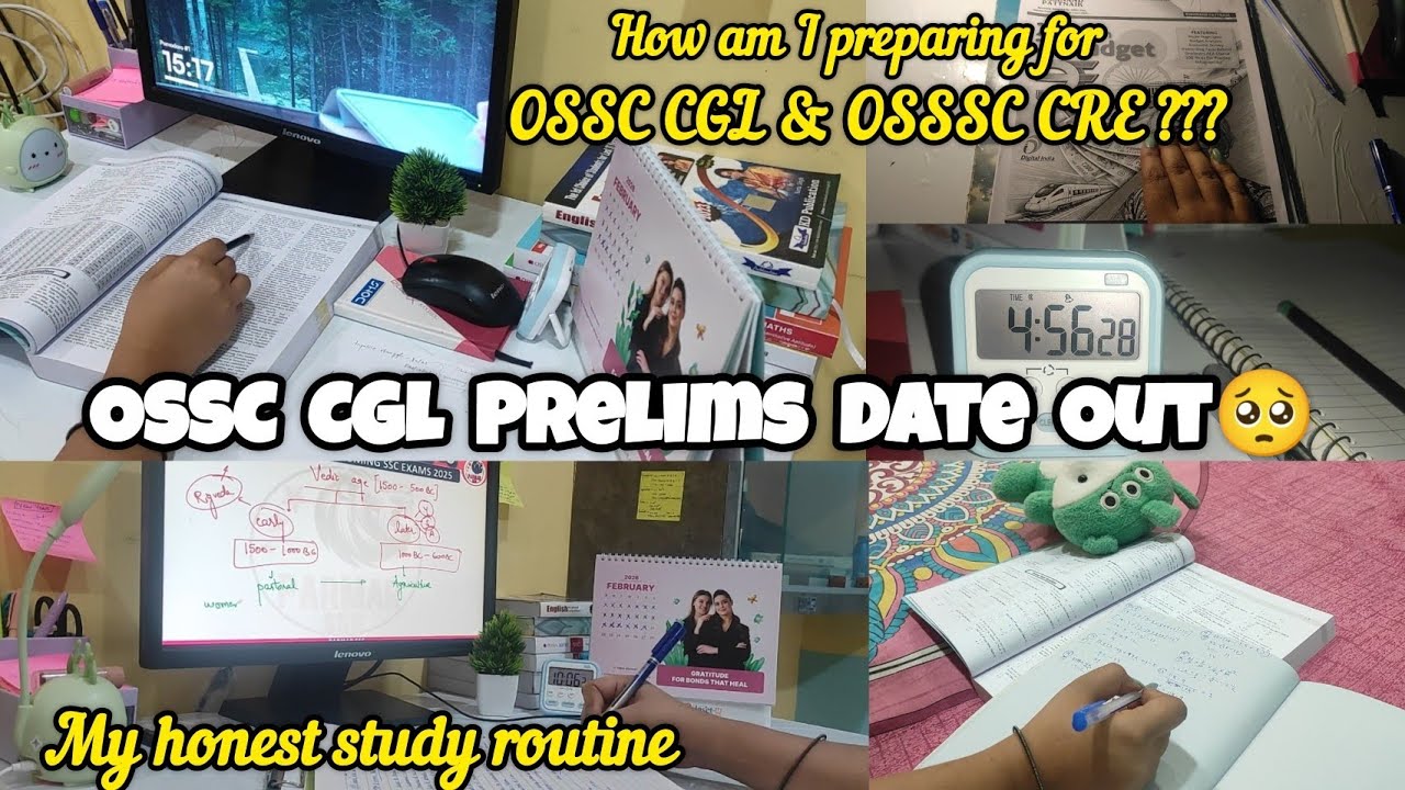 1 Month Left 🔥 | My Honest Routine for OSSSC CRE Mains & OSSC CGL (April 12)