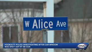 Hooksett police investigating after car window was shot out by BB gun