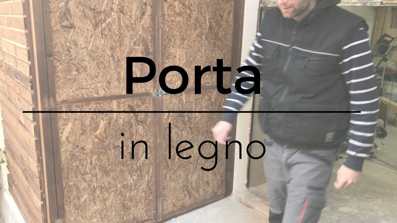 Porta in legno fai da te youtube Costruire una porta in legno massello
