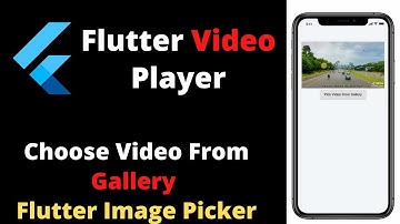 How to pick video from gallery in flutter | Flutter Image Picker | Video Player || Flutter Tutorials