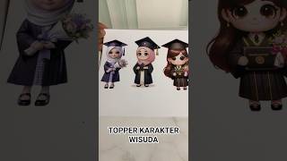TOPPER KARAKTER WISUDA