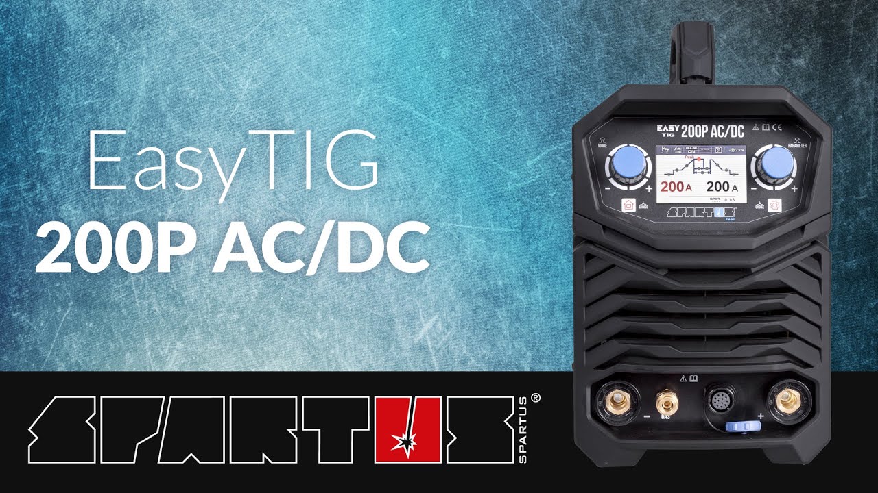 Spawarka Spartus EasyTIG 200P AC/DC - zestaw