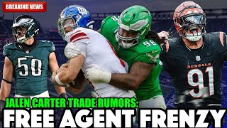 🚨Eagles 2026 Free Agent FRENZY LIVE! Trade Jalen Carter? CHAMP Build