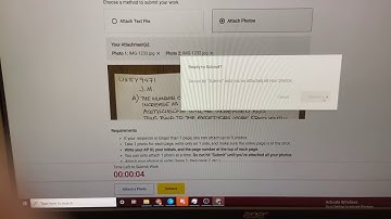 4 SECONDS LEFT TO UPLOAD AP EXAM