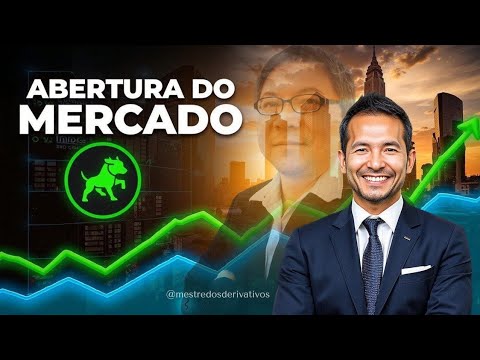 Bolsa em alta e petróleo em baixa . Abertura do mercado 25/6/2026