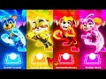 Paw patrol mighty pups team super chase vs super rubble vs super marshall vs super skye tiles hop ed