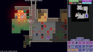 Rogue Fable III - Basic Elf Ranger Gameplay in 1.36.6