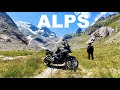 Motorcycle travel to the alps honda nc750x switzerland on a motorbike season 2022 documentary