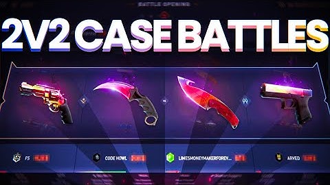 INSANE 2v2 CASE BATTLES ON DATDROP! (NEW FEATURE)