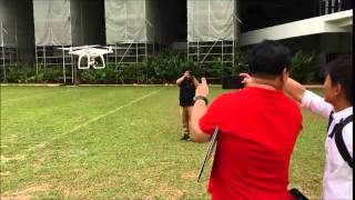 DJI Phantom 4 - Obstacle Avoidance demonstration