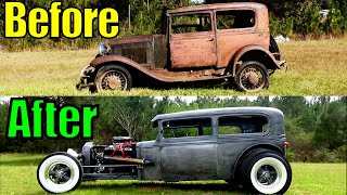 Complete Hot Rod Build  Charlotte's Web  From Dead 31 Chevy