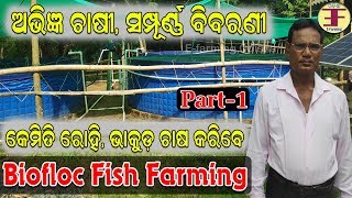 ଓଡ଼ିଶାରେ ବାୟଫ୍ଲୋକ ପଦ୍ଧତିରେ ମାଛ ଚାଷ(Odisha Biofloc Fish Farming).
