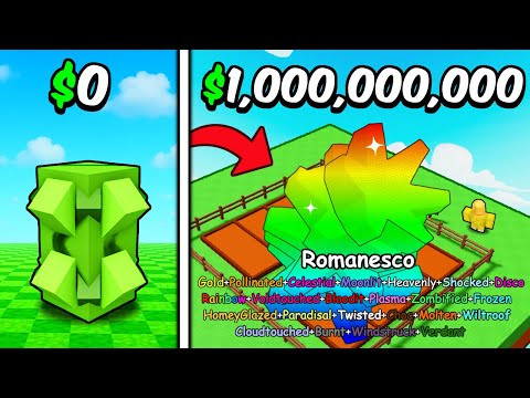 🔥 ВЫРАСТИЛ ГИГАНТСКИЙ ROMANESKO СО ВСЕМИ МУТАЦИЯМИ в Grow a Garden / ROBLOX