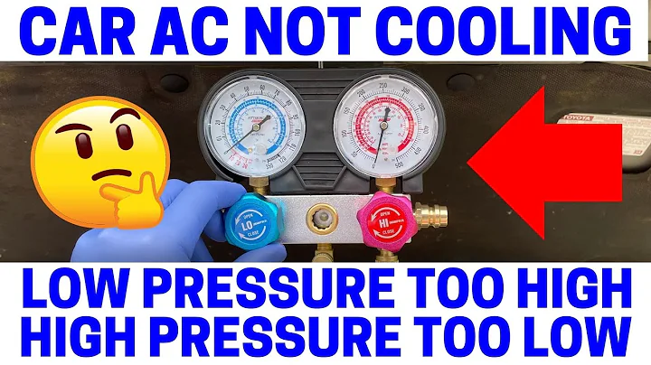 Car AC Not Cooling - Low Pressure Too High - High Pressure Too Low