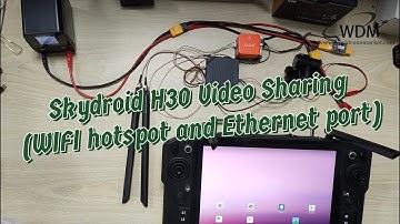 Skydroid H30 Remote Controller Video sharing-WIFI hotspot and Ethernet port