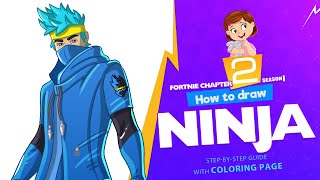 Watch this tutorial to learn how draw my version of ninja skin from
fortnite chapter 2. easy follow, step-by-step guide with a coloring
page. █ tutoria...