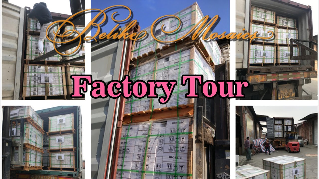 Belike Mosaics Factory Tour Introduction of Manufacturing Glass Mosaic Tiles Working Process