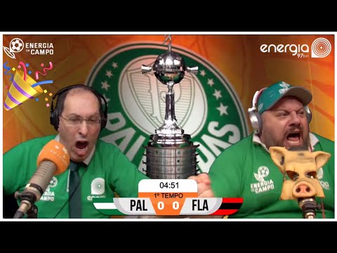 REAÇÃO DA ENERGIA 97! NARRAÇÃO DOS GOLS DE PALMEIRAS 2 X 1 FLAMENGO | PALMEIRAS CAMPEÃO LIBERTADORES