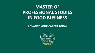 Master’s In Food Business Info Session