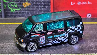 Athlete Statistics Dodge Van - Hotwheels - Unboxing.