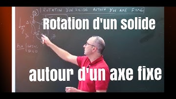 Mécanique- Rotation d